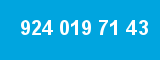 924 019 71 43 924 019 71 43